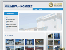 Tablet Screenshot of mivakomerc.co.rs